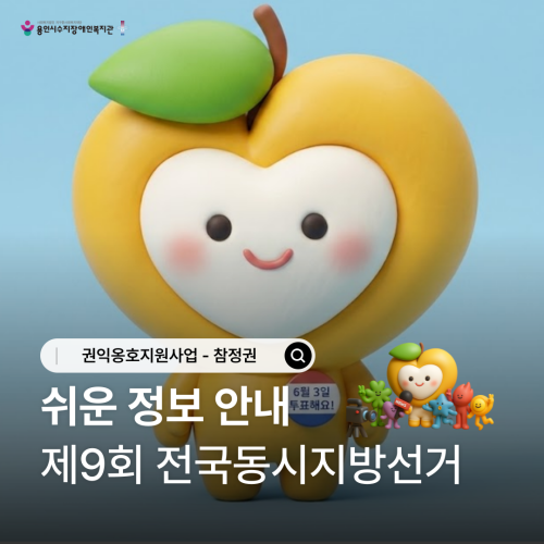 쉬운 정보 안내 제9회 전국동시지방선거 