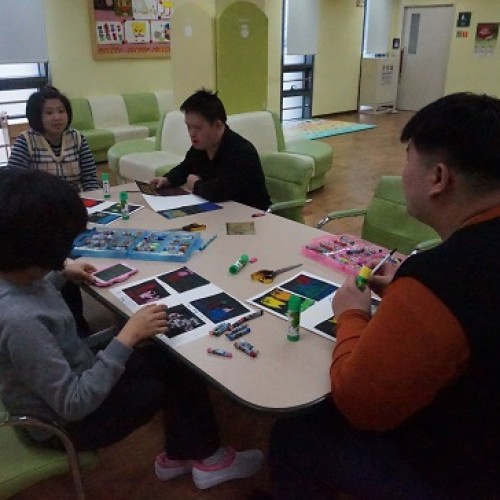 [주간보호] 미술치료 프로그램 진행
