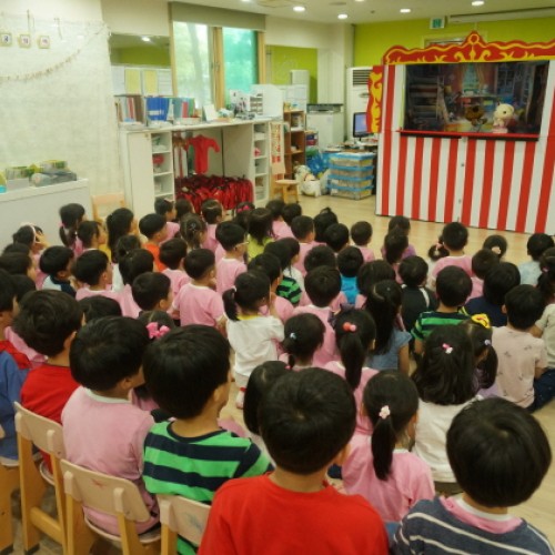 파랑몬테소리어린이집 장애인식개선인형극 <가랑비극장>