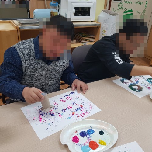 [주간보호]미술치료