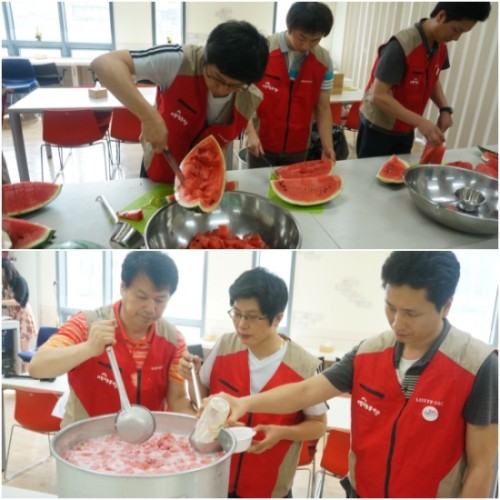 7월 롯데건설 임직원 자원봉사활동