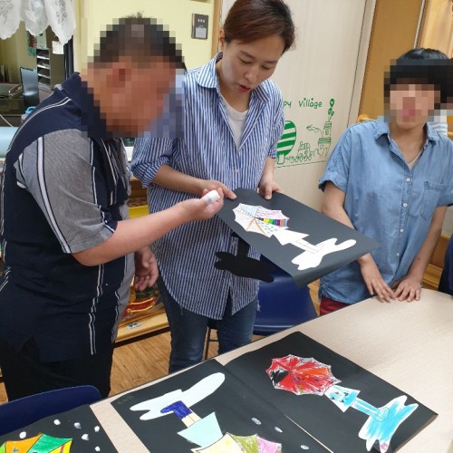 [주간보호] 미술활동